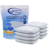 8x 450g Luftentfeuchter Nachfüllpack Ultra Fresh - Nachfüllbeutel für Raum Entfeuchter Nachfüllpack Raumtrockner Granulat Weiß