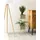 Beliani Pflanzenständer 75 x 20 x 20 cm Beige