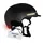 Hudora Skaterhelm LED Schwarz M