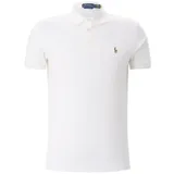 Ralph Lauren Polo Ralph Lauren Herren Poloshirt weiß Slim Fit, weiß, NOS