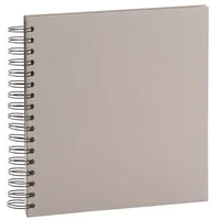 RÖSSLER S.O.H.O. Wire-O Fotoalbum Whire-O 60 Seiten 230x230mm taupe/offwhite