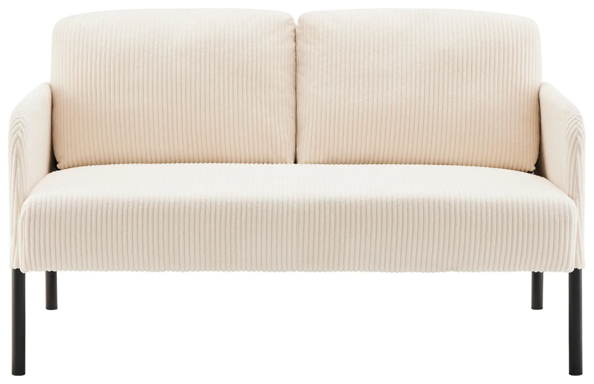 2-Sitzer-Sofa Miami Beige/Schwarz