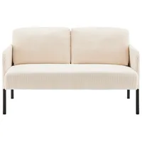2-Sitzer-Sofa Miami Beige/Schwarz