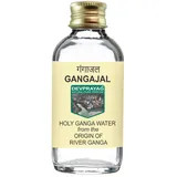 Devprayag Gangajal, heiliges Wasser des Ganges vom Ursprung des Flusses Ganges in Devprayag in einer klaren Glasflasche - 100ml (3,38 oz)