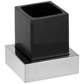 Brillantbad Zahnputzbecherhalter Glashalter Schwarz