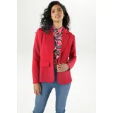 Aniston SELECTED Jerseyblazer mit strukturiertem Muster rot