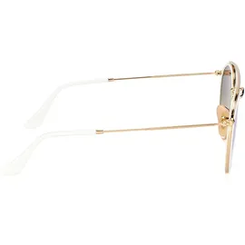 Ray-Ban Round Double Bridge RB3614N 001/4O 51-22 gold/blue gradient flash