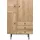WoodMan Highboard 90 x 140 x 42 cm Schwarz
