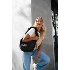 GOT BAG Moon Bag Ruffle monochrome black - Schwarz