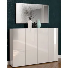 INOSIGN Garderobenspiegel INOSIGN "MISTER, Wandspiegel, Dielenspiegel, Flurspiegel", weiß, B:120cm H:65cm T:2cm, Spiegel, Garderobenspiegel, Breite 120 cm - Höhe 65 cm, Made in Italy, ganzflächige Spiegelfläche