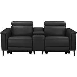 OTTO home Couch Kunstleder 2-Sitzer Schwarz