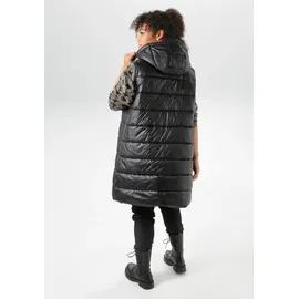 aniston plus Steppweste in schwarz-leo | Gr.: 48
