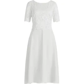 Vera Mont Cocktailkleid Mini Spitze Offwhite 50
