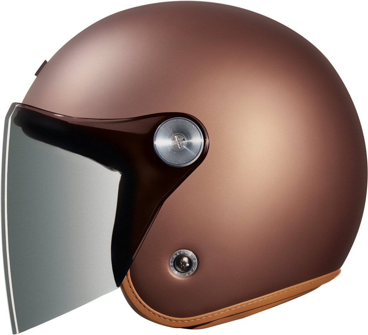 Nexx X.G10 Clubhouse Jet helm, bruin, XL Voorman