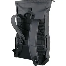 Troika Roll Top Rucksack TROIKA BLACK ROLL TOP