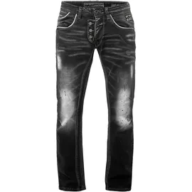 RUSTY NEAL Straight Fit Schwarz 30/34