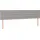 vidaXL Kopfteile 2 Stk. Hellgrau 90x5x78/88 cm Stoff