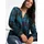 bonprix Tunika BONPRIX, Damen, Gr. 36, schwarz (schwarz, blaupetrol floral), Obermaterial: 100% Polyester, gerade, Tuniken, moderner Look, gerade Passform, aus Polyester, mit schönem Druck