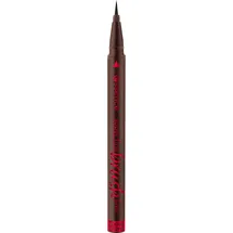 Essence fine brush liner waterproof, Eyeliner, Nr. 02, Braun, langanhaltend, schnelltrocknend, sofortiges Ergebnis, vegan, wasserfest, ohne Mikroplastikpartikel, ohne Parfüm, 1er Pack (0.7g)