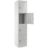 MCW MCW, Schliessfach, Grau, Metall, 38x180x45 cm, Garderobe, Garderobenschränke, Garderobenschränke