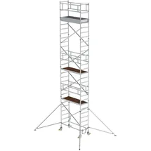 Günzburger Munk, Aluminium-Rollgerüst mit Ausleger Plattformhöhe 7,35 m - 154746