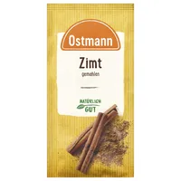 Ostmann Gewürze - Zimt gemahlen | Für Süßspeisen, Gebäck sowie eingelegtes Gemüse | 20 g im Beutel