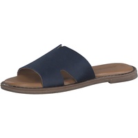 Tamaris Damen 1-1-27135-08 Slipper / Pantoletten, Navy/Nature, 41 EU - 41 EU