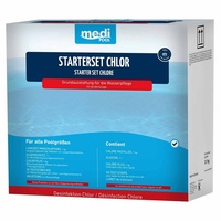 mediPOOL Chlortabletten StarterSet-Chlor 3,1 kg - Desinfektion, Chlortabletten, (Set)