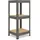 shelfplaza Schwerlastregal Stahl 90x60x60 cm grau 3 Böden