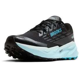 Brooks Cascadia 19 GTX Damen Black/Ebony/Blue Flower 40,5
