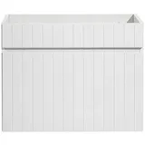 vente-unique Waschbeckenunterschrank 1 Schublade 60 x 46 cm Weiß