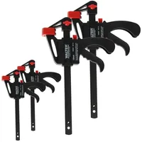 WALTER WERKZEUGE Walter Schnellspannzwingen 4 tlg. Set Spanner Druckzwingen Zwingen Klemmzwingen