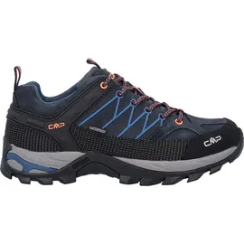 CMP Rigel Low WP Herren B.Blue/Flash Orange 45