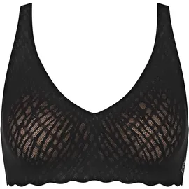 SLOGGI Damen Zero Feel Bliss Soft Bra, Black, M