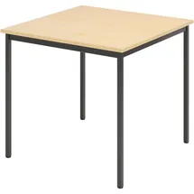 bümö Tisch 80 x 72 x 80 cm Ahorn/Schwarz