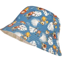 Playshoes Fischerhut Dschungel blau 55