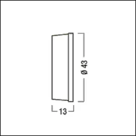 Zumtobel Group SUP2 M FOIL OVAL 1/3 Abblendring
