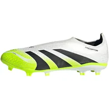 adidas Predator League Laceless FG Herren Cloud White/Core Black/Lucid Lemon 48