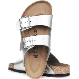 Birkenstock Arizona Birko-Flor silber 40