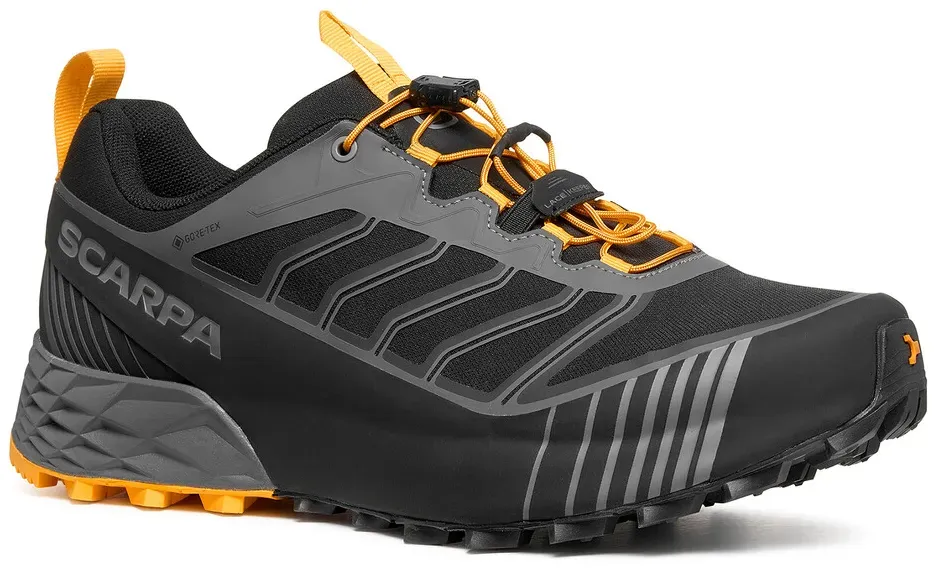 Scarpa Ribelle Run 2 GTX - Trailrunningschuh - 40 - dark gray/saffron