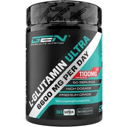 MHD 12/24 GEN L-Glutamin, 365 Kapseln