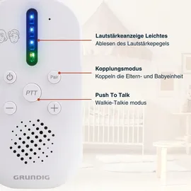 Grundig Kabelloses digitales Audio-Babyphone 150 m