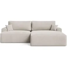 GRAINGOLD Eckcouch Polyester 3-Sitzer Beige