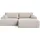 GRAINGOLD Eckcouch Polyester 3-Sitzer Beige