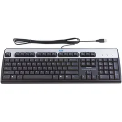 HPE Standard - Tastatur - USB - Norwegisch - Silber