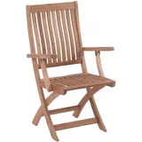 Zebra Technologies Bueno Klappsessel 60 x 76 x 106 cm teak/braun