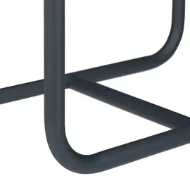 Relaxdays Kaminholzregal Metall 60 x 25 x 100 cm grau
