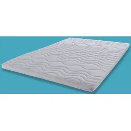 Westfalia Schlafkomfort Boxspringbett, mit LED-Beleuchtung anthrazit/grau, - 67368366-0 Kaltschaum-Topper,