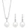 Elli Schmuckset Muschelkernperle 925 Sterling Geschenkidee