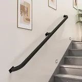 Gorssen 330cm Industrial Schmiedeeisen schützen Handlauf, behinderte und ältere Menschen Sicherheit rutschfeste Treppe Handlauf,für Badezimmer Toiletten Indoor Outdoor Handläufe